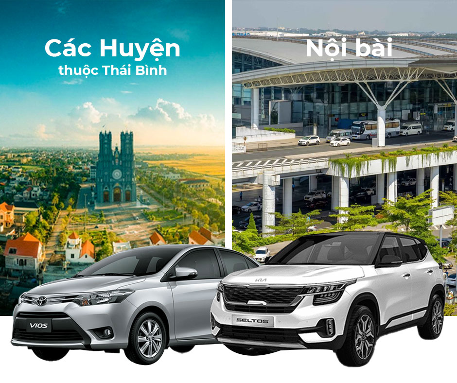 Xe ghép các huyện - Nội Bài và ngược lại 350k